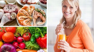 Táplálkozási korrekció a lábak varikózisának kezelésében